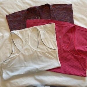 Lululemon tanks size 12 /set of 3